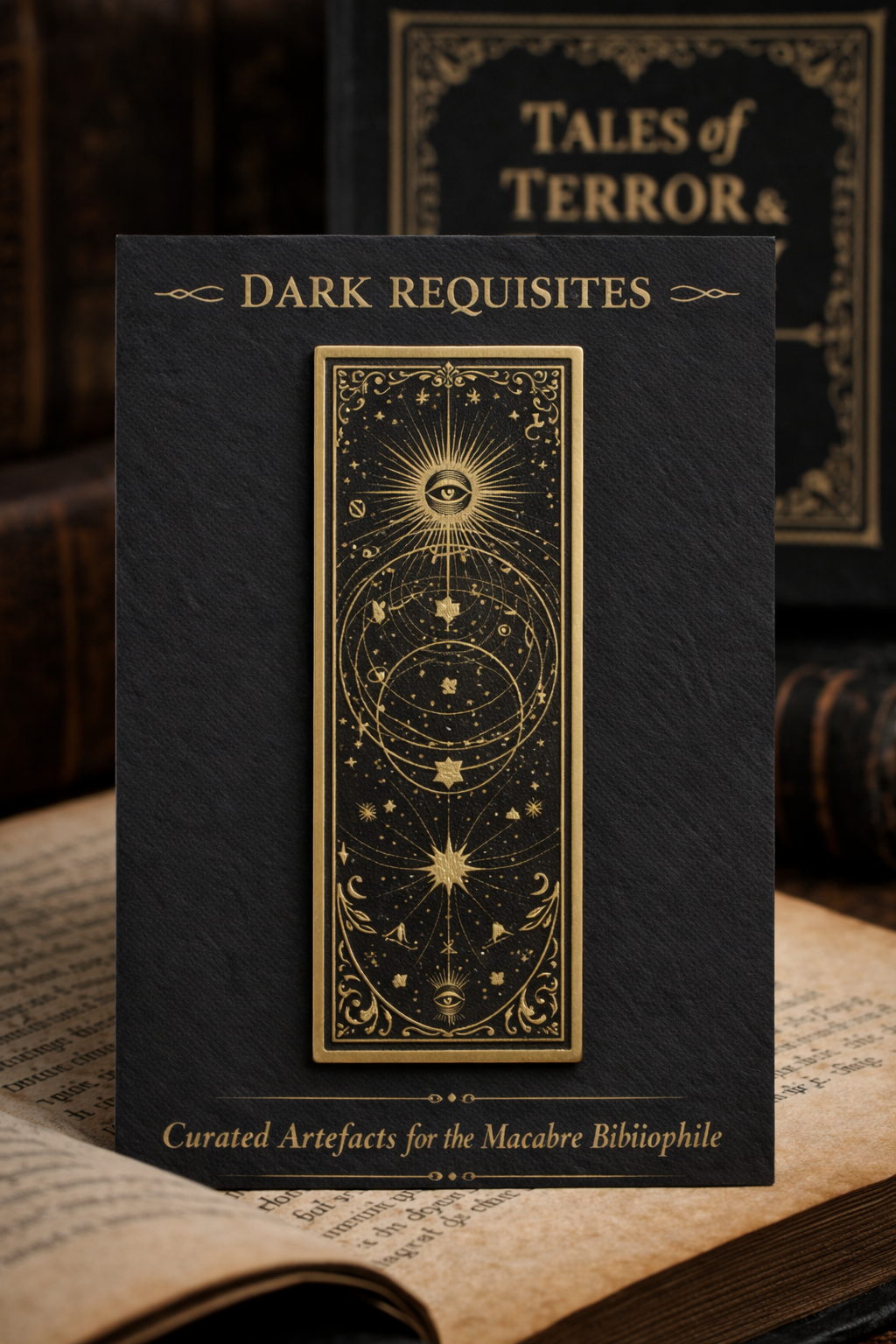 Brass Cosmic Bookmark